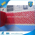Best quality creative open void tape printing colored tamper evident packaging with serial number